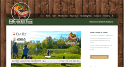 Desktop Screenshot of demeritthillfarm.com